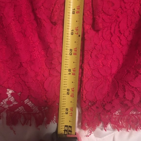 kate spade magenta pink red lace skirt size 4 nwot - Picture 16 of 16